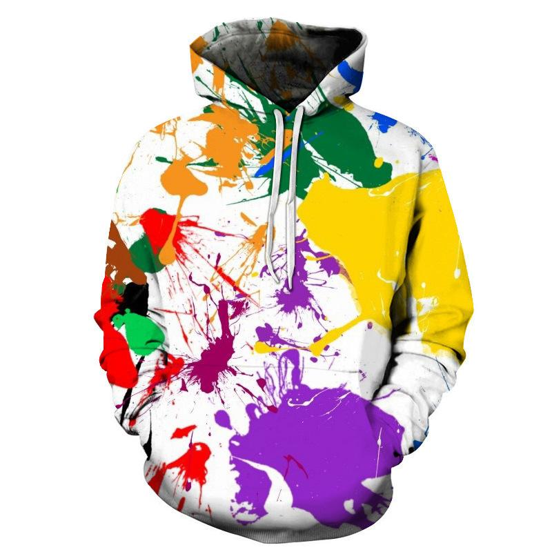 3 bis 14 Jahre Kinder-Kapuzenpullover, schwarz, gießende Milch, sternenklar, 3D-Eimer-Kapuzenpullover, Sweatshirt, gefärbt, Kinderkleidung, Jungen-/Mädchen-Pullover M yellow
