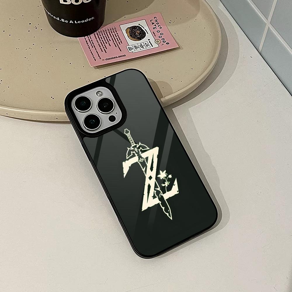 The Legend of Z-Zelda Handyhülle für iPhone 17 16 15 14 Air 13 12 11 Pro Max Mini Plus Fundas Schale PC+TPU Abdeckung iPhone 15