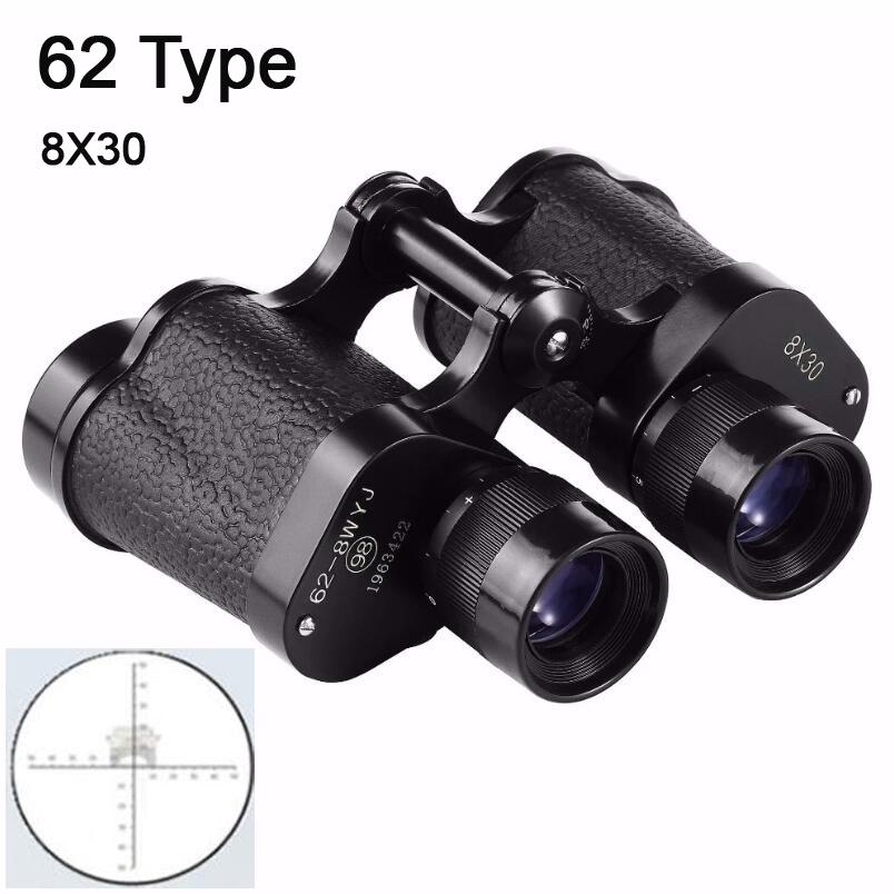 Leistungsstarkes 62 Fernglas 8x30 Langstrecken-Teleskop mit Entfernungsmesser-Absehen HD für Outdoor-Camping-Sport schwarz