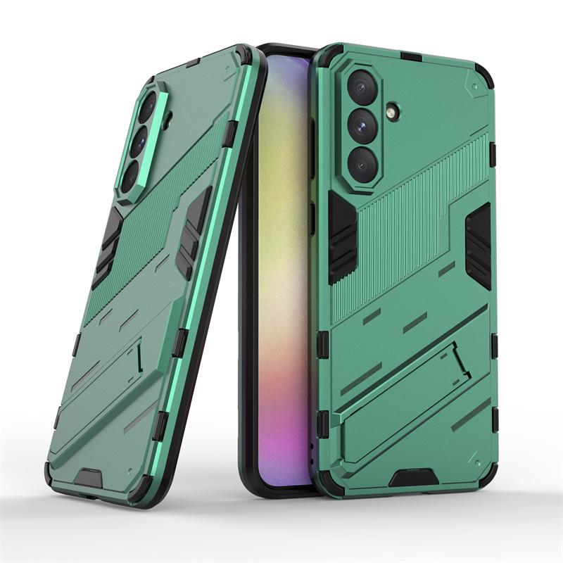 Für Samsung A56 Hülle Abdeckung Für Samsung Galaxy A56 Capas Neu PC Armor Handy Rückseite Bumper Stoßfest Halter Fundas Samsung A56 A 56 For A56 grün