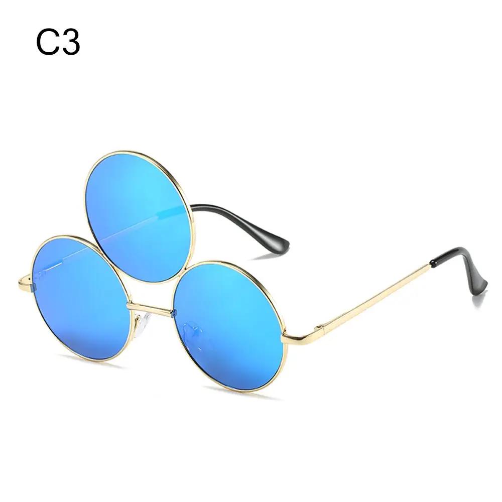 Dritte Auge Sonnenbrille Neuer Chinesischer Stil Erlang Gott Drei Augen Punk Brille Lustige Party Halloween Cosplay Brille