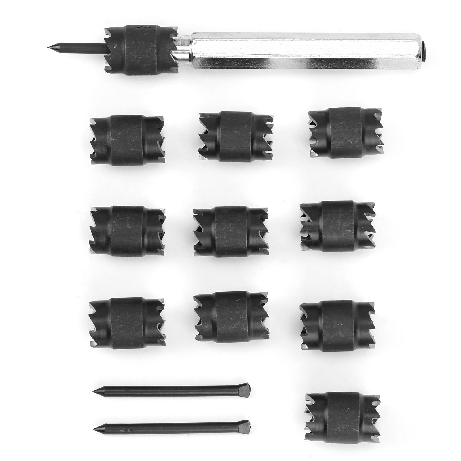 38 Punktschweißfräser-Set Hochgeschwindigkeitsstahl Rotierender Punktschweißentferner Bit Doppelseitiges Elektrowerkzeug