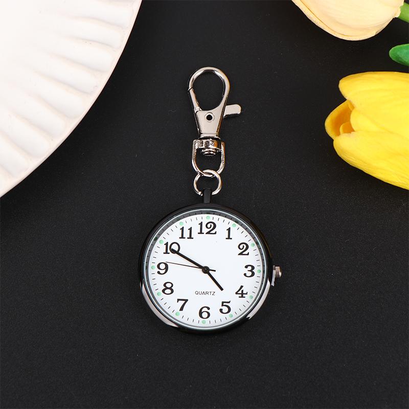 Taschenuhren, Krankenschwester-Taschenuhr, Schlüsselanhänger, Arzt, medizinische Vintage-Uhr, Geschenk schwarz