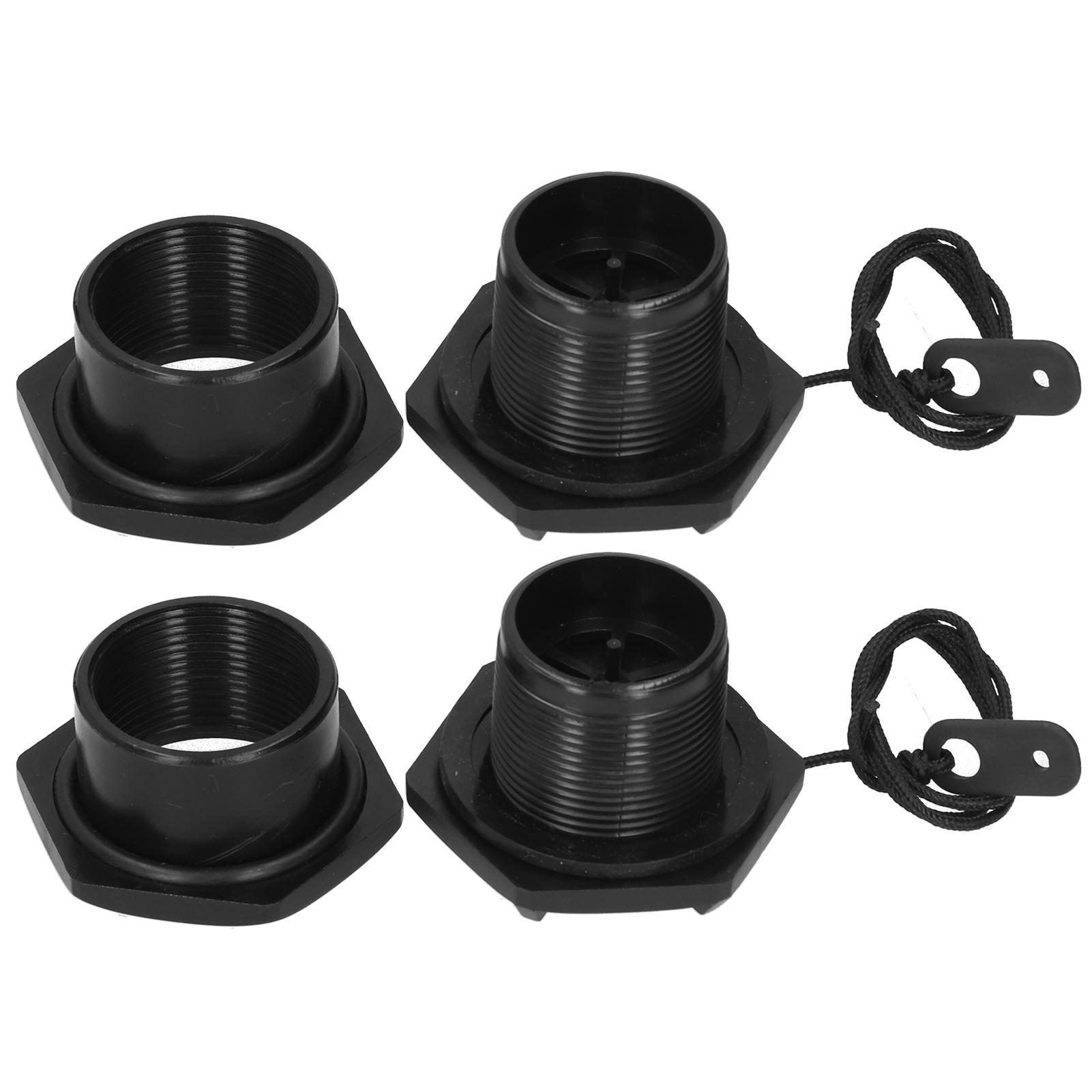 2 Stück PVC Sechskant Ablassventil Ersatz für Yacht Schlauchboot Angelboot Kajak Kanu