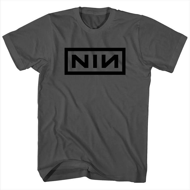 Amerikanische Rockmusik NINE INCH NAILS Nine Inch Nails Band Team Lockerer Druck Herren- und Damen-Kurzarm-T-Shirt Sommer XL