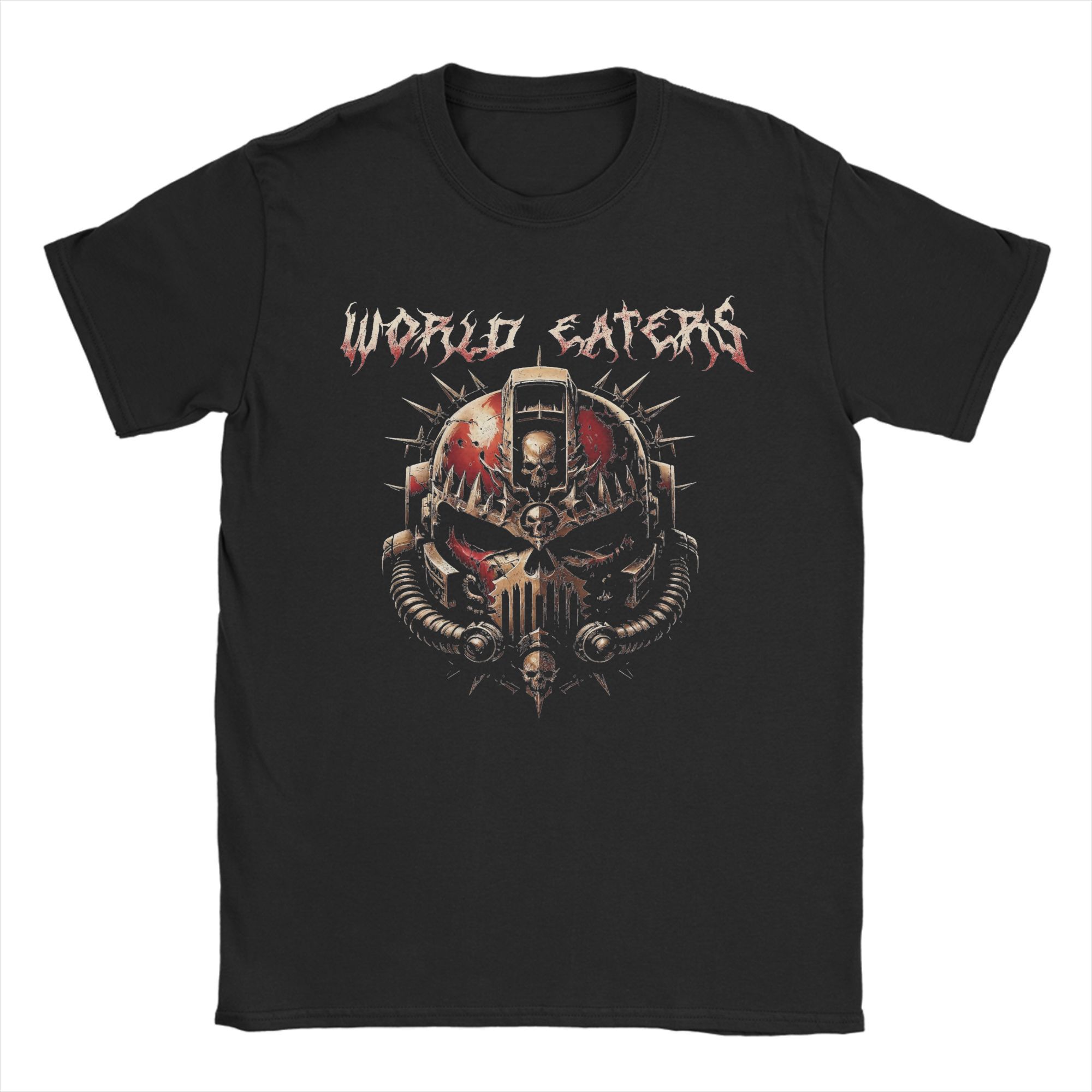 Warhammer40ks Kriegshammer Nostramo T-Shirts Baumwolle Mode für Herren T-Shirts Rundhals T-Shirts Kurzarm Kleidung Geburtstagsgeschenk XL