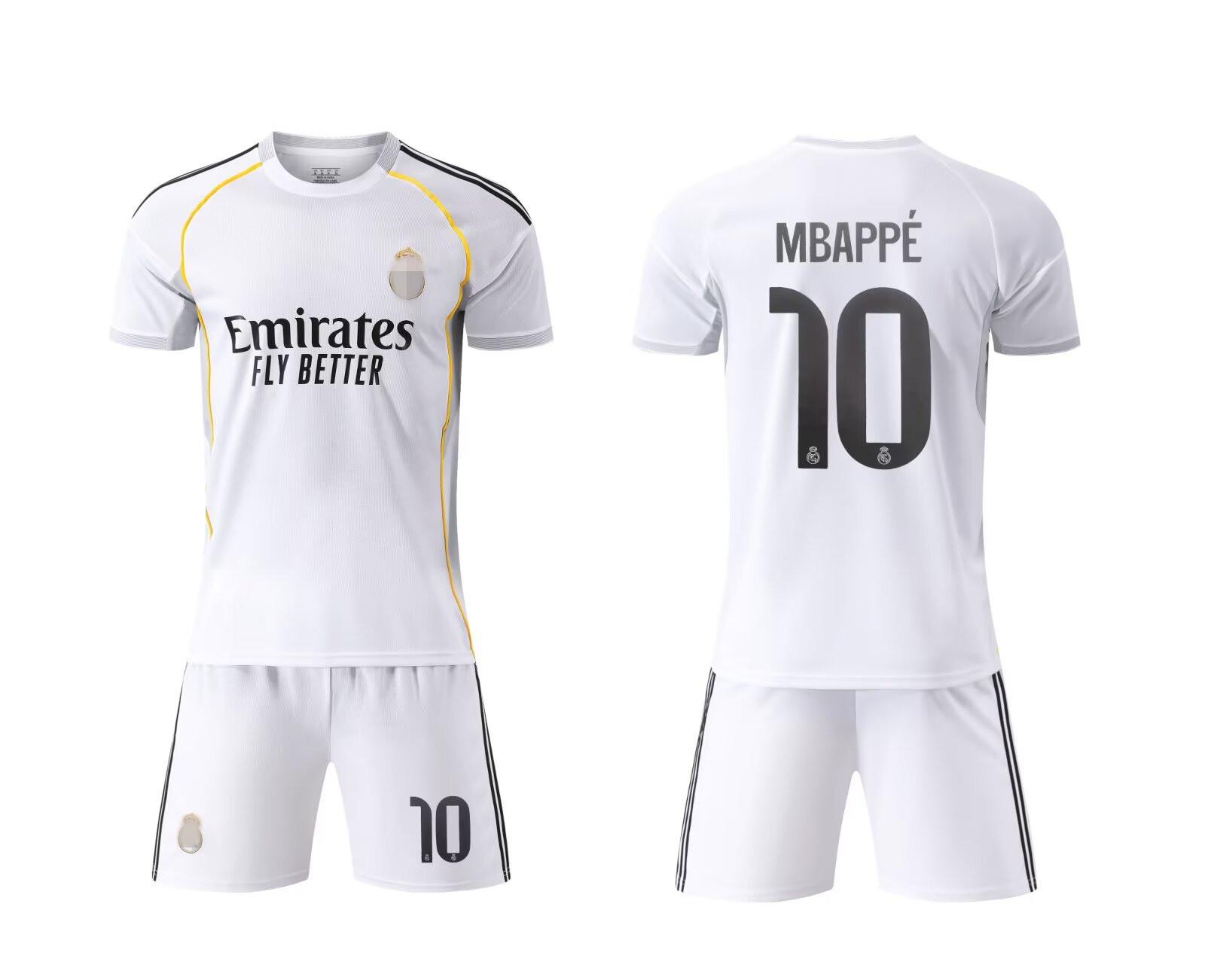 25-26 Royal M Heimplatz Weiß Nein. 10 Fußballtrikot Kinder-Trikot Kinderkleidung Erwachsenengröße 14-3XL 14 yards/90