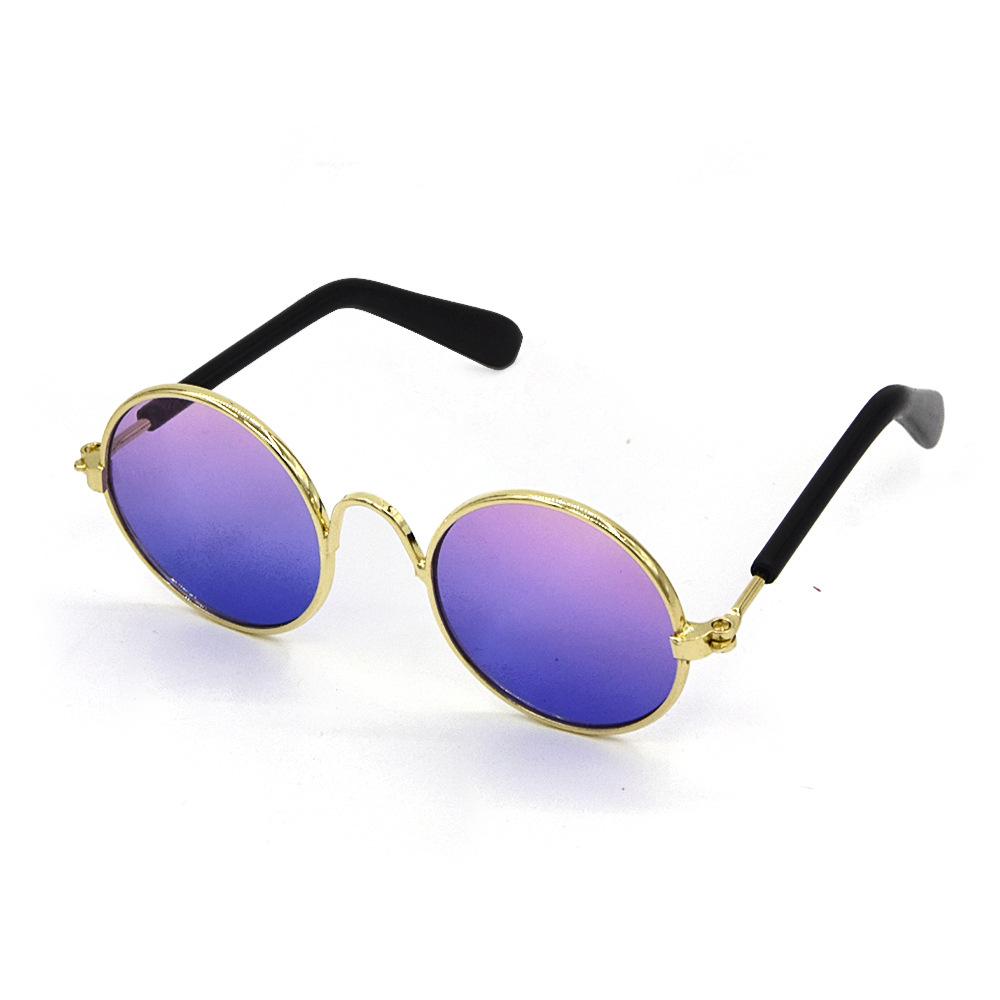 Hundebrille Haustier Vintage Runde Brille Lieblich Vintage Runde Reflexion Augenbekleidung Brille Kleiner Hund Katze Haustier Foto Requisiten Zubehör