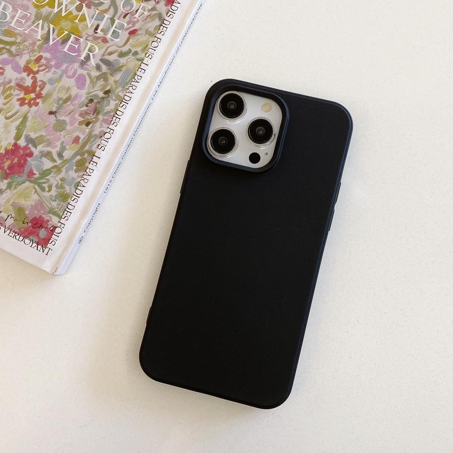 18 Farben zur Auswahl. Ultradünne Handyhülle für iPhone 16 16e 16 Pro Max 16 Plus 15 14 13 12 11 XR XS MAX 6 7 8 Plus SE. Einfarbige Schutzhülle iPhone 13/iPhone 14 schwarz