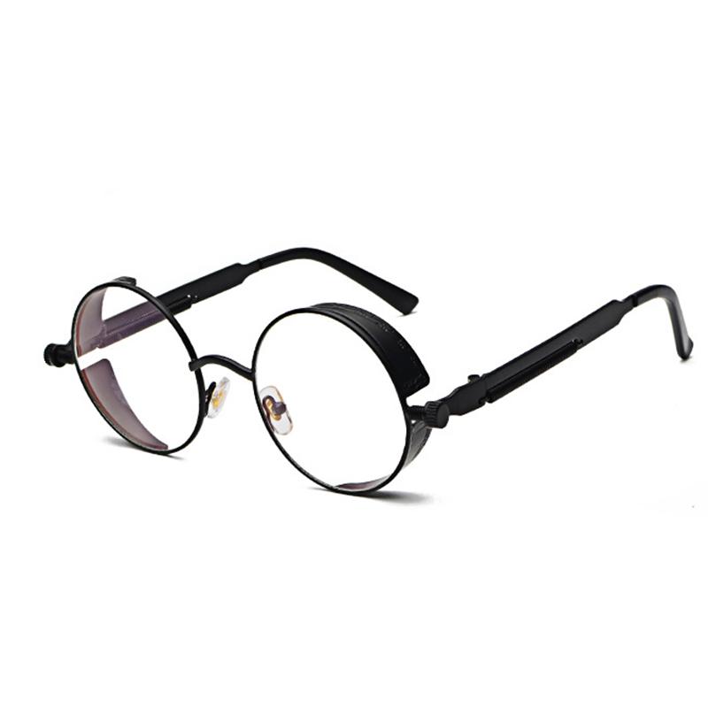 Metall Lesebrille Gotisch Steampunk Vintage Schild Brille Sonnenbrille Weitsichtigkeit Korrektur 0 +0,5 +0,75 +1,0 +2,0 +3,0 Bis +6,0 +50 schwarz