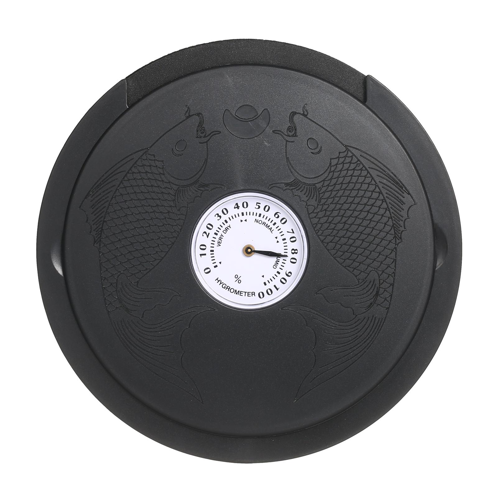 Akustische Gitarre Schallloch Abdeckung Luftbefeuchter Hygrometer Gitarre Luftbefeuchter Gitarre Mute Feedback schwarz