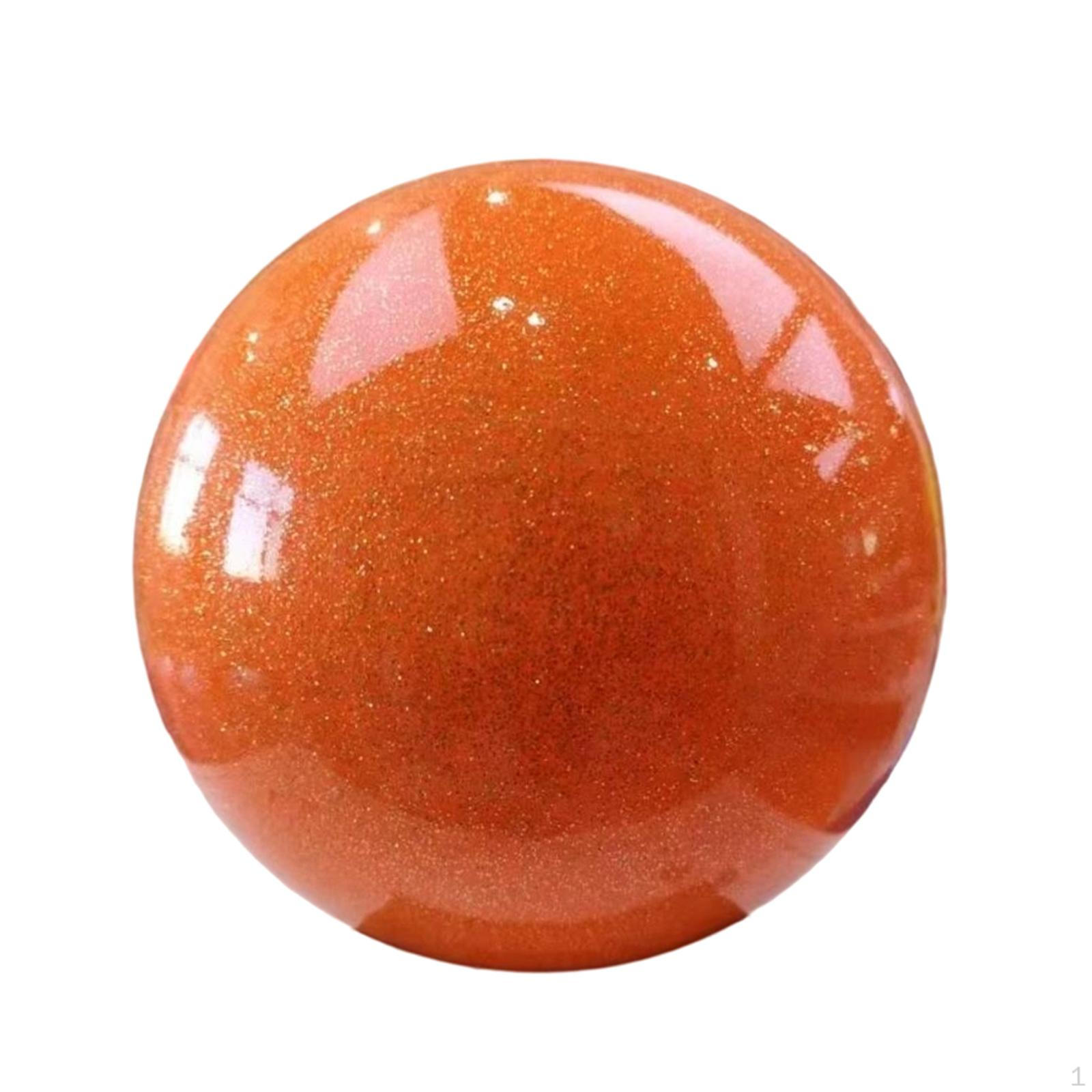 15cm Gymnastikball Rhythmik Gymnastikgerät Professionell Klein für Workout, Tanz, orange