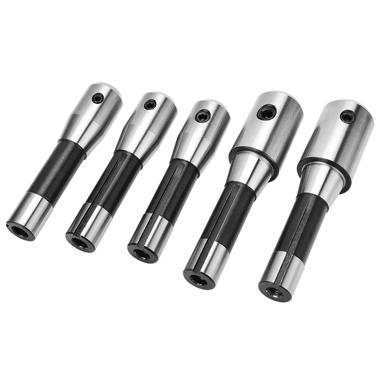 5 Stück Britischer Seitlich Geklemmter Typ 14~34in Fräserhalter-Satz Passend für Fräsmaschine Drehbank R8 Spindel