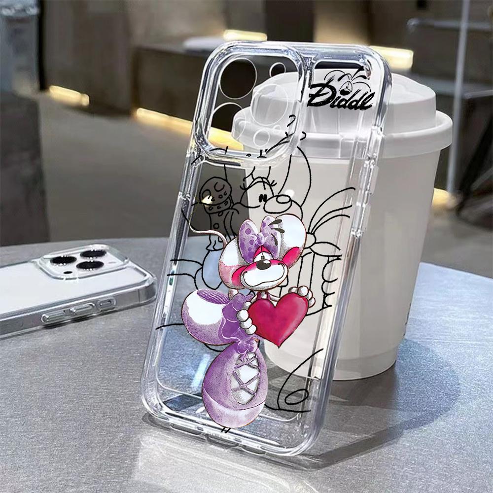 Cartoon D-Diddls Handyhülle Für Samsung Galaxy S26 S25 S24 S23 S22 S21 S20 FE Note20 Note10 Edge Plus Ultra Lite 5G Klare Hülle Samsung S25 Edge 5G