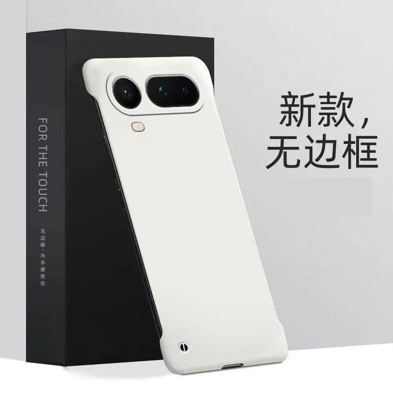 Rahmenlose Matte Skin Harte PC-Hülle für Honor Magic 8 Pro Air Stoßfest Kamera Schutz Rückseite für Magic8pro Air Ultradünn For Magic 8 pro air black