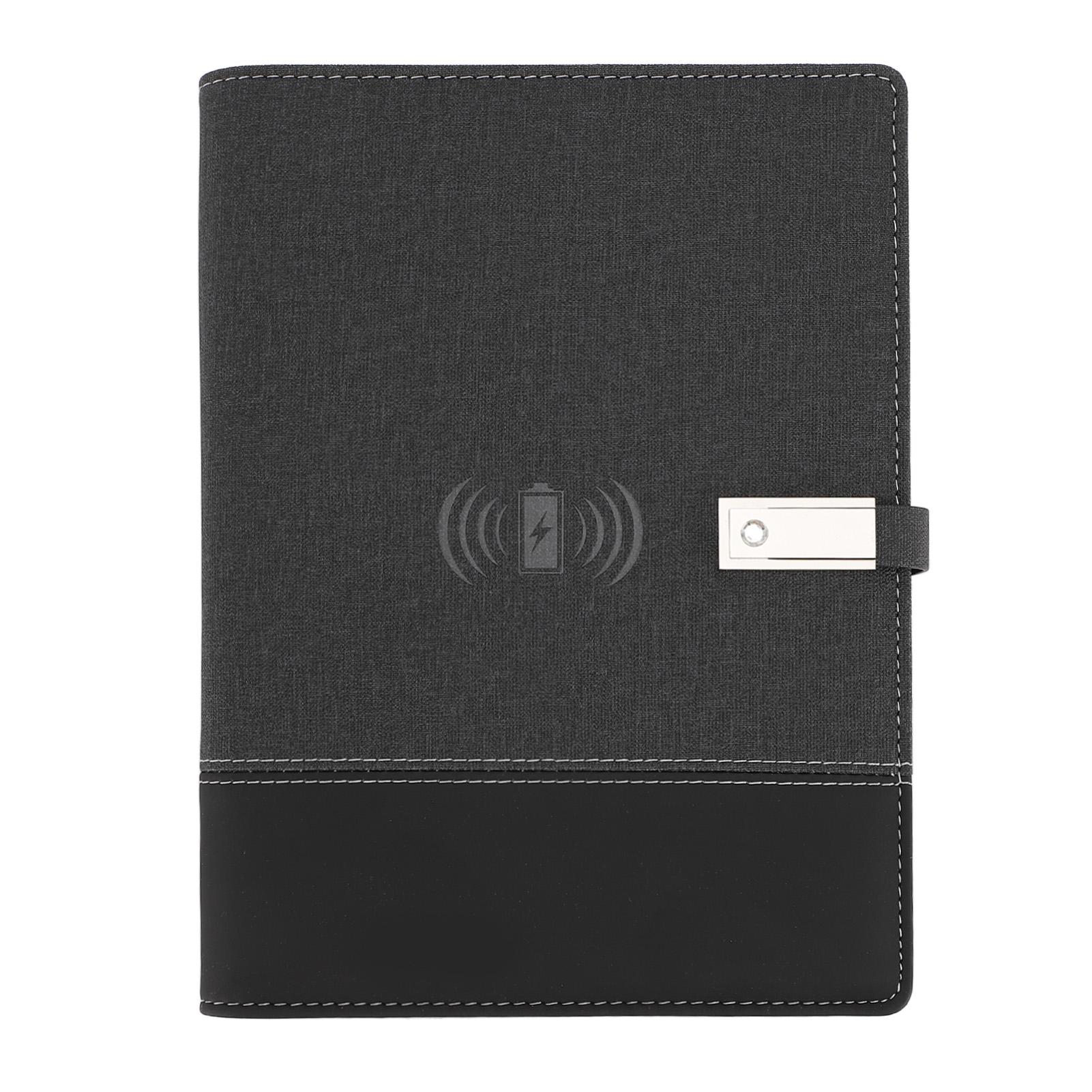 200 seiten Schreibtisch Lampe Drahtlose Lade Notebook Mobile Power Notizblock A5 Smart Notebook Hardcover