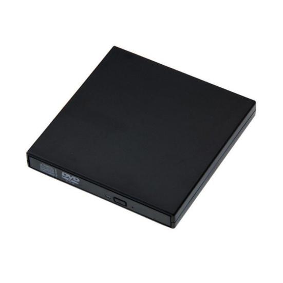 Externer USB-DVD-CD-Player, optisches Laufwerk für Windows-Laptops schwarz