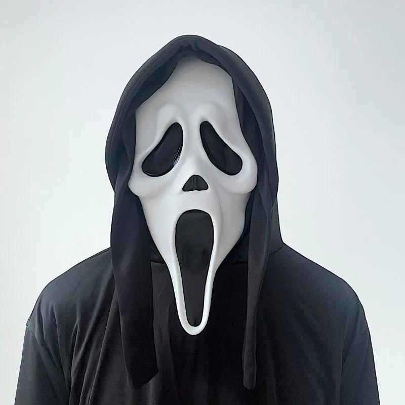 Scream Ghost Face Mask Offizielle Film Horror Maske für Halloween Cosplay & Kostüme Gruselige Erwachsene Killer Maske Requisite