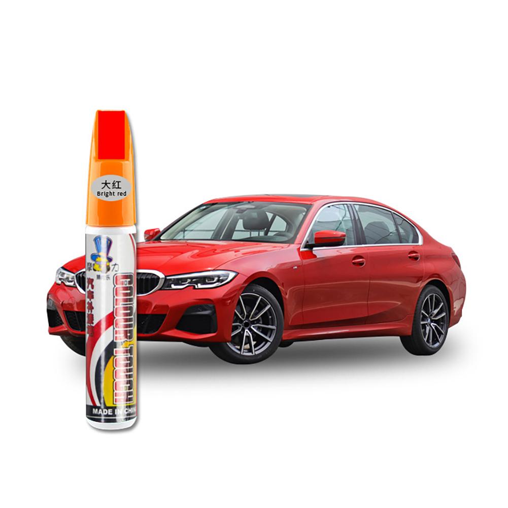 Lackstift zur Autokratzer-Reparatur, Auto-Graffiti-Reparatur, Lackpinsel-Reparatur, mehrere Farben erhältlich, Lackreparaturstift zum Abdecken von Kratzerzubehör rot