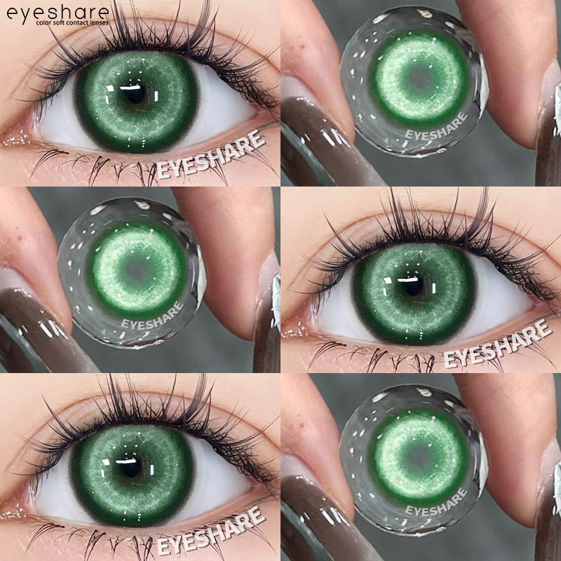 EYESHARE Anime Cosplay Kontaktlinsen Farbige Kontaktlinsen Halloween Anime Softlinsen Koi Weiß Silber Pupillenlinse