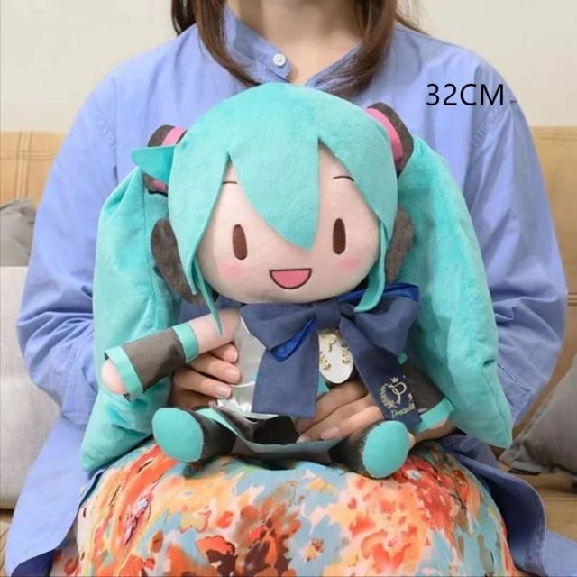 Japan Anime Hatsune Miku FUFU Plüsch Kissen Kawaii Plüsch Puppe Baby Puppe Spielzeug Party kinder Weihnachten Geschenk Mädchen Spielzeug 1pc
