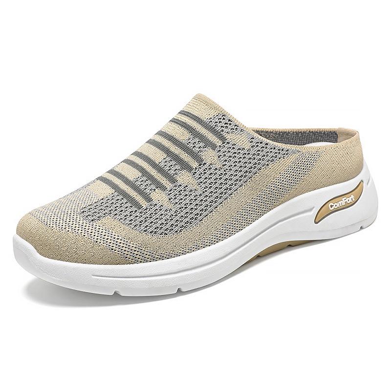 Leichte, atmungsaktive Damen-Sneaker, Hausschuhe, lässige Clog-Hausschuhe, bequeme Slip-On-Walking-Pantoletten, Indoor-Outdoor-Sport-Hausschuhe für Damen 41