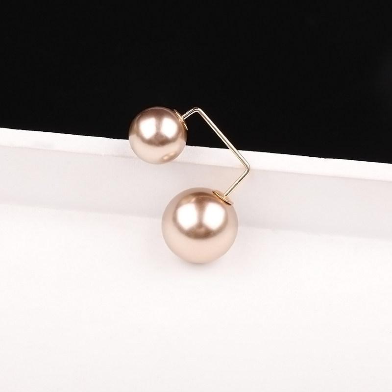 Feste Kleidung Brosche Pin Simulation Perle Schal Schal Clip Schnalle Pullover Manschettenknopf Brosche Damen Schmuck gold