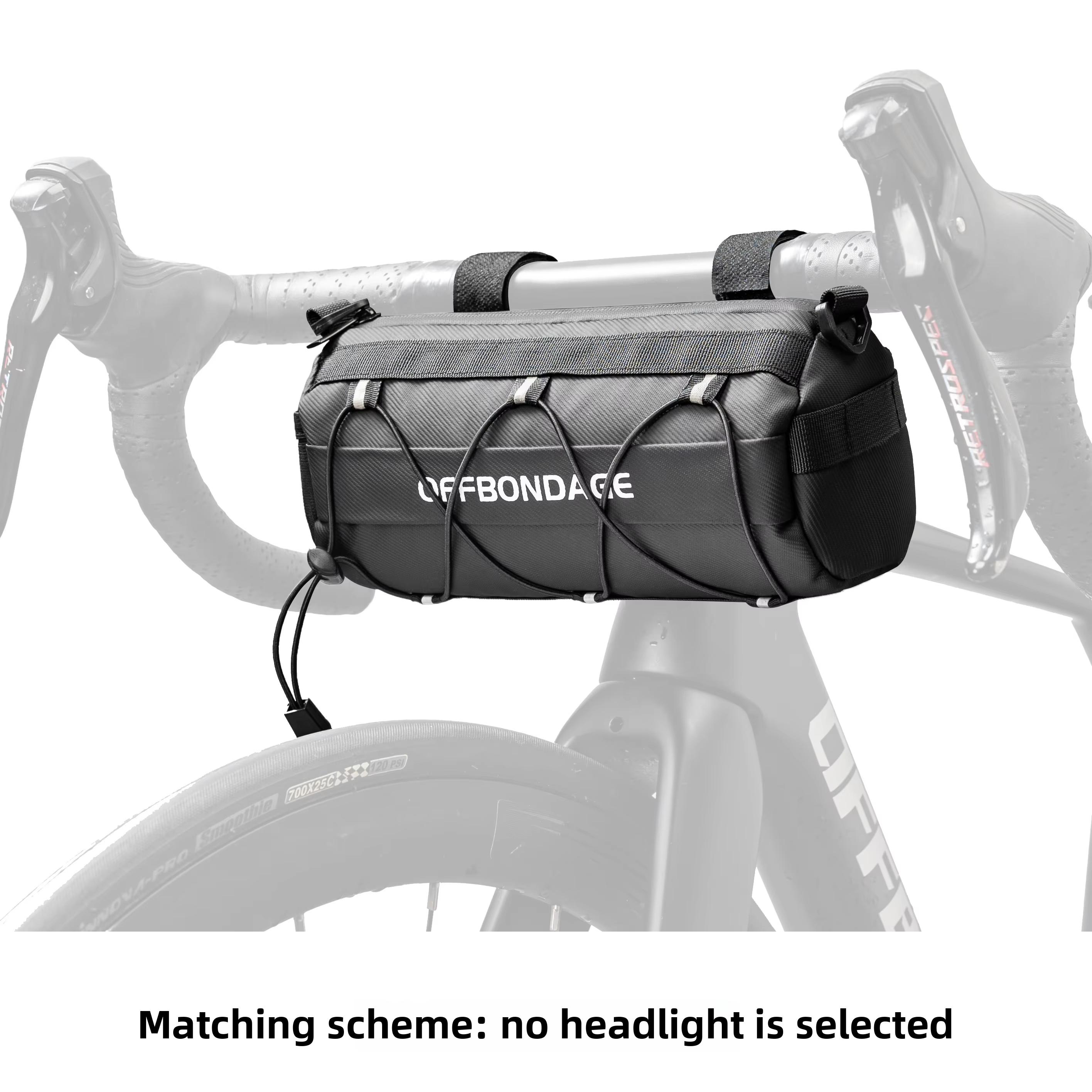 ESLNF Fahrrad Fronttasche Große Kapazität Aufbewahrung Außen Wasserdicht Multifunktionale Fahrtasche Mountainbike Fronttasche Fahrradzubehör gray