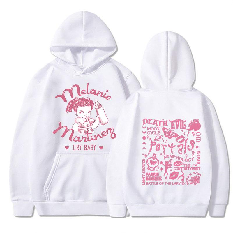 Melanie Martinez Cry Baby Hoodie für Herren Vintage Hoodies Streetwear Grafik Sweatshirts Fleece Streetwear Kleidung M