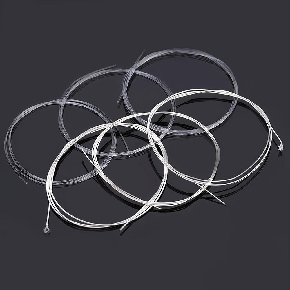 Klassische Gitarre Sechs Saiten SC12 Nylon Versilberung Set Super Licht Akustik Gitarre Musikinstrument
