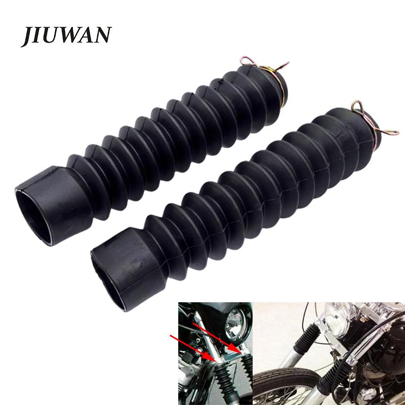 2 Stück Motorrad-Vorderradgabel-Schutz, Stoßabdeckung, Staubschutz, Gummi-Absorber, universell für Motocross, Off-Road-Pit, Dirt-Bike-Kits