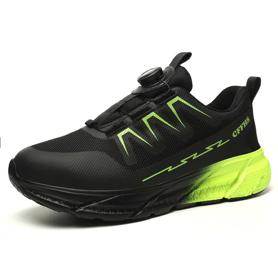 Sicherheitsschuhe für Damen, Stahlkappe, Sneaker, Sport, Arbeitssicherheitsstiefel, pannensicher, unzerstörbar, Stiefeletten 40 grün