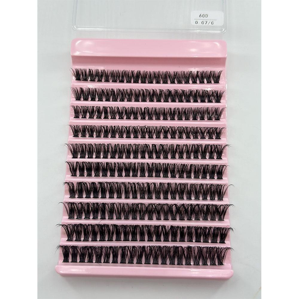 Gemischte Länge Segmentierte Falsche Wimpern 40D Dicke DIY Grafting Wimpern Falsche Wimpern Set Frauen Style 3
