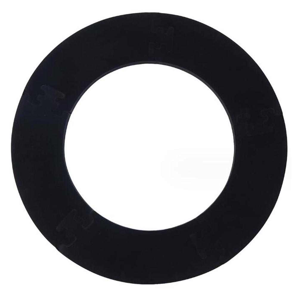 Dart Surround EVA Spleißen Dartboard Schutzringe Wandschutz für alle Standardgrößen schwarz