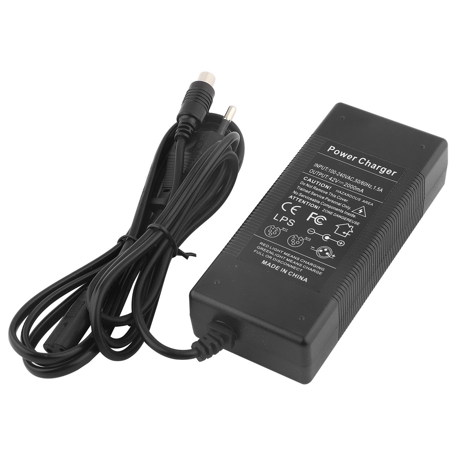 42V 2A Netzteil für M365 M365 PRO PRO2 S1 S2 S4 Elektroroller-Ladegerät für 36V Li-Ionen-Akku Sicherheitszulassungen