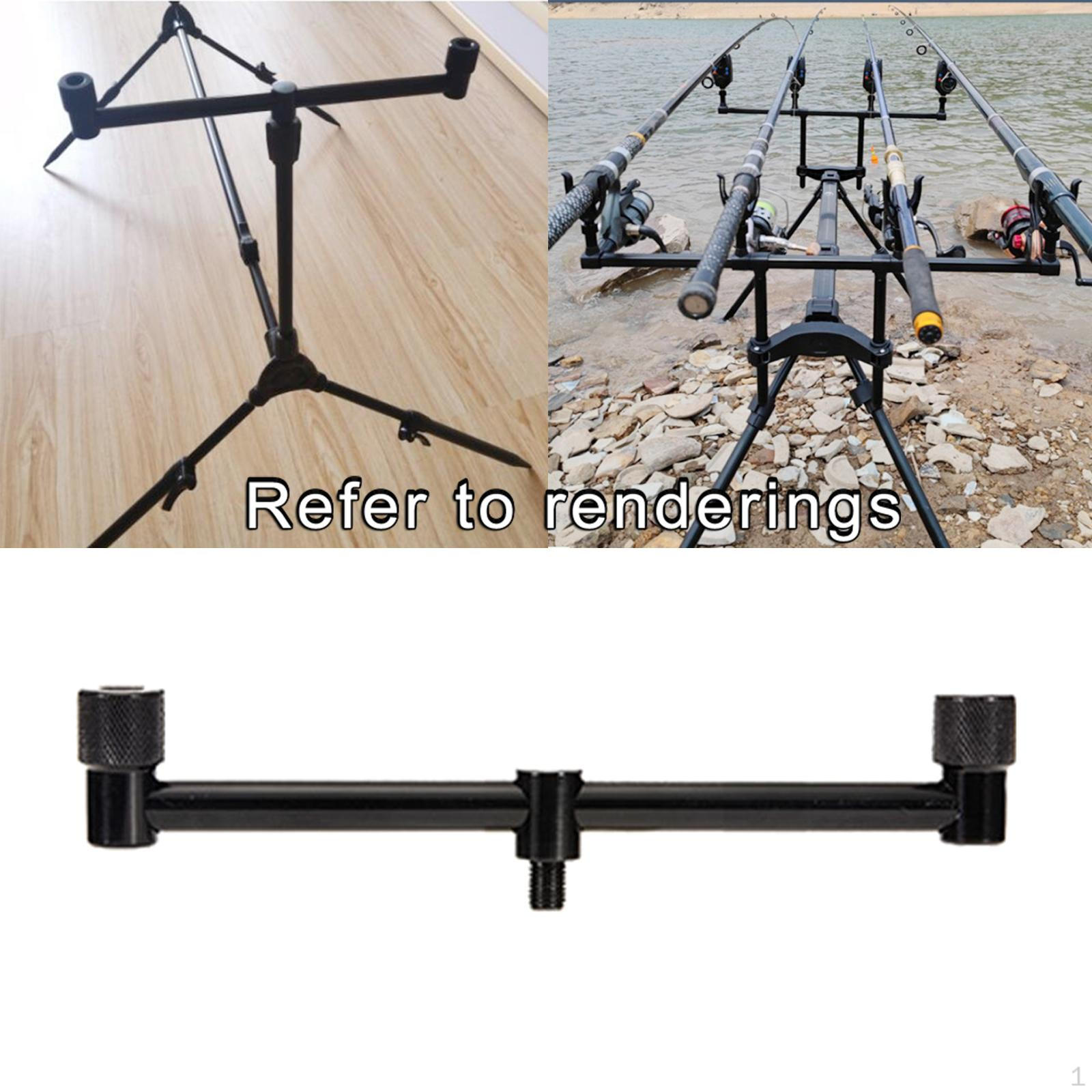 Angelrutenhalter Werkzeug Bissalarm Stock Karpfenruten Halterung Ausrüstung 2 Rod 25cm
