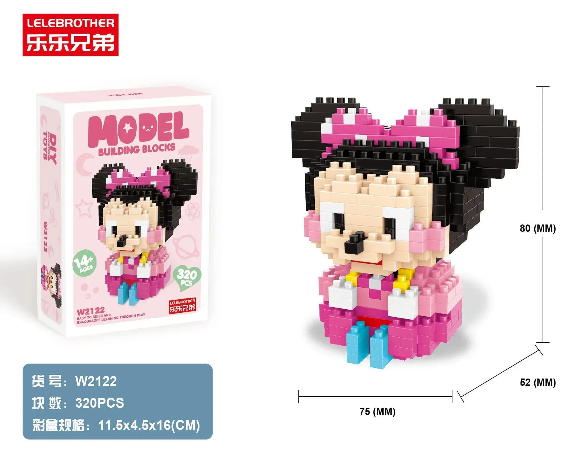 Sanrio Anime Bausteine Kawaii Hello Kitty Kuromi MyMelody Cinnamoroll Diamant Bausteine Puppe Spielzeug Kinder Geburtstagsgeschenk with box