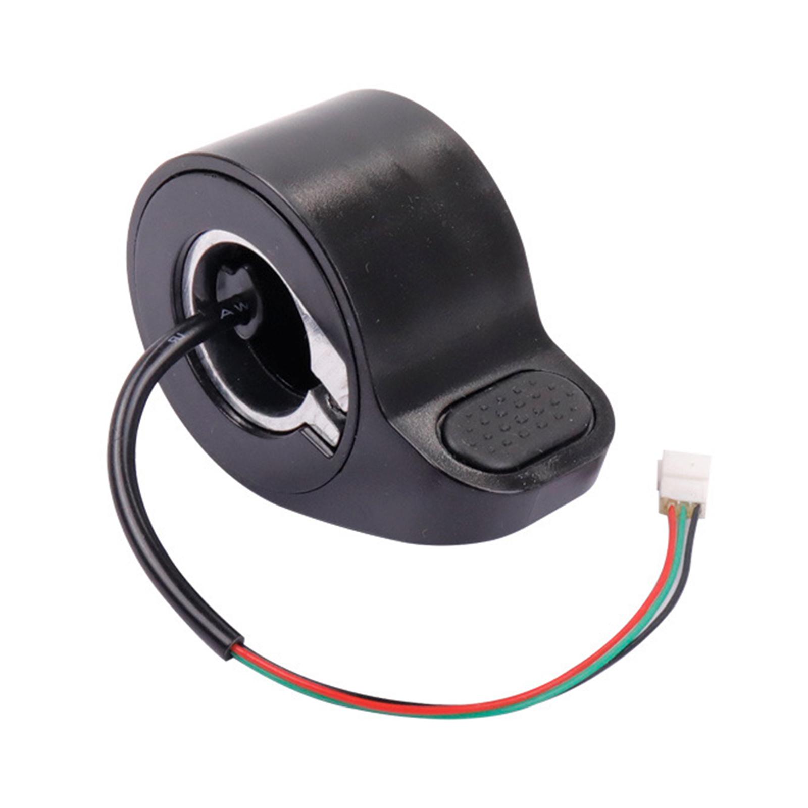Gashebel für Elektroroller, Elektroroller-Fingergashebel, Gaspedal, Zubehör, Ersatzteile für Elektroroller schwarz