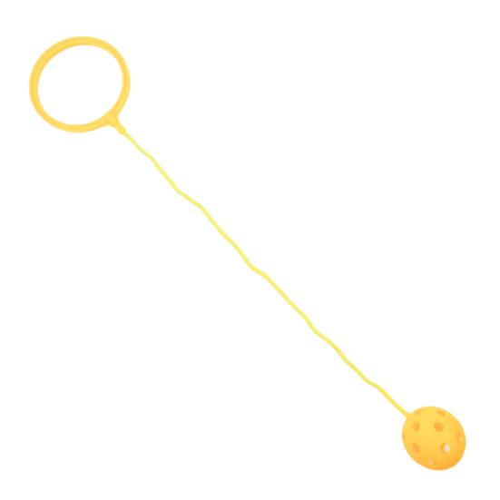 Hoop Ball Springseile Knöchel Jump Ball Spielzeug für Kinder Outdoor Sport Spielzeug gelb