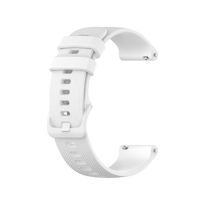 Für Garmin Vivoactive 4s Armband Garmin Vivoactive 3 Venu 2/2s/Sq Vivoactive 4 Forerunner 645 245m Silikon Armband Zubehör forerunner245 645 weiß