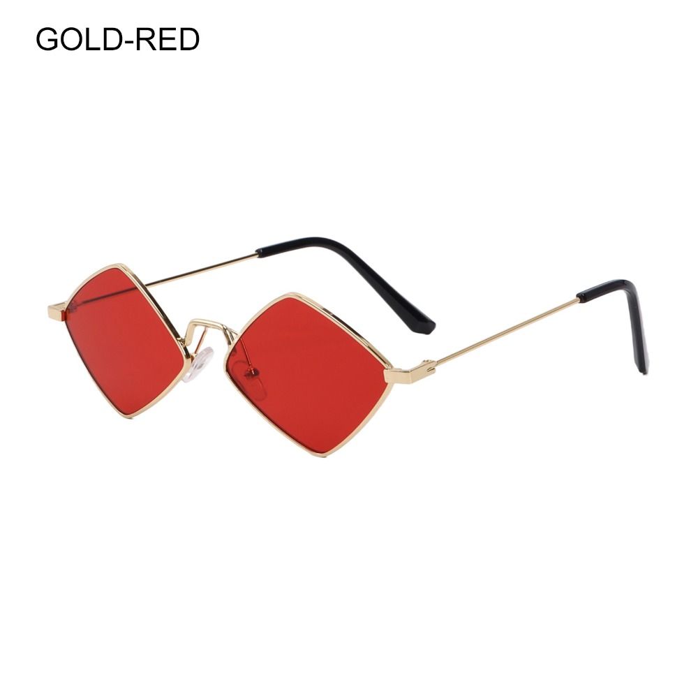 Vintage Metall Kleiner viereckiger Rahmen Sonne trendig bequem Brille Herren Sonnenbrillen Damen Sonnenbrillen Diamantform