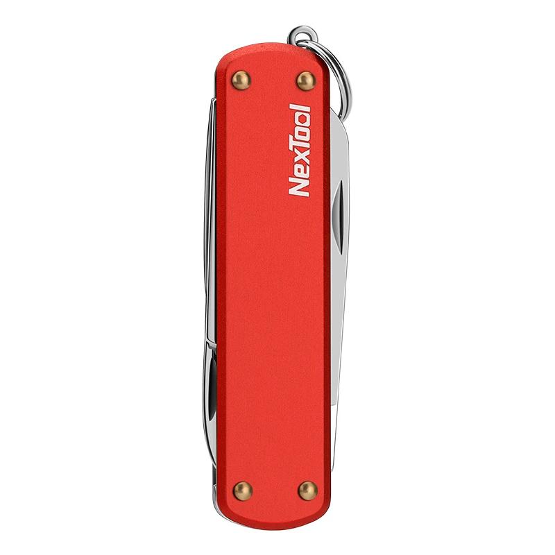 Xiaomi NexTool EDC Mini Messer Multitool Klappschere Schraubendreher Taschenmesser Tragbarer Outdoor Cutter Mehrzweck Reparaturwerkzeuge rot
