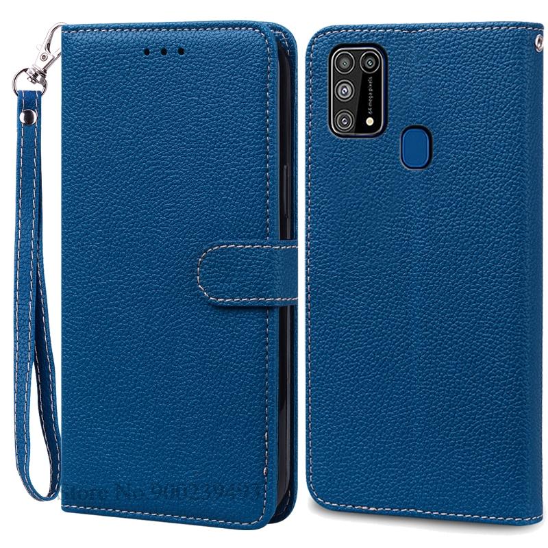 M31 Hülle für Samsung Galaxy M31 Hülle Silikon Leder Flip Wallet Hülle für Samsung M31 Handyhülle M 31 M315F Cover Coque Fundas Samsung M31 (M315F)