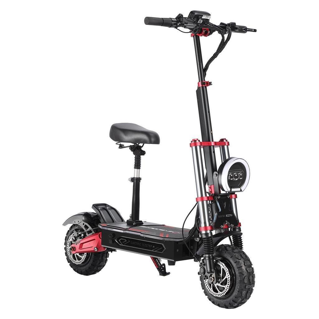 Boyuda S5 Elektroroller mit super großem 6000W Motor, 60V38AH Batterie, 120KM Reichweite, 85KM/H Geschwindigkeit Elektroroller 6000W 60V 38AH schwarz