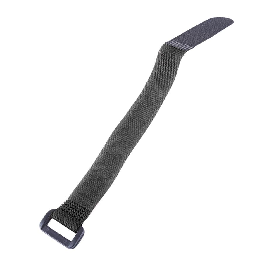 10 Stück wiederverwendbare Angelruten-Bindegurte, Gürtelgerät, elastisches Wickelband, Stangenhalter, Zubehör schwarz