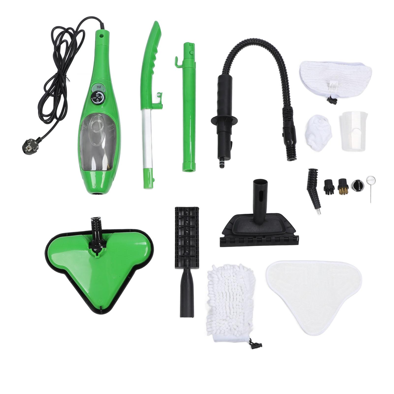 Dampfreiniger, 5-in-1, Mehrzweck, 400 ml, Nass-Trocken-Dampfreiniger mit doppeltem Verwendungszweck, Hand-Dampfreiniger, Bodenreiniger zum Reinigen EU Plug 220?240V