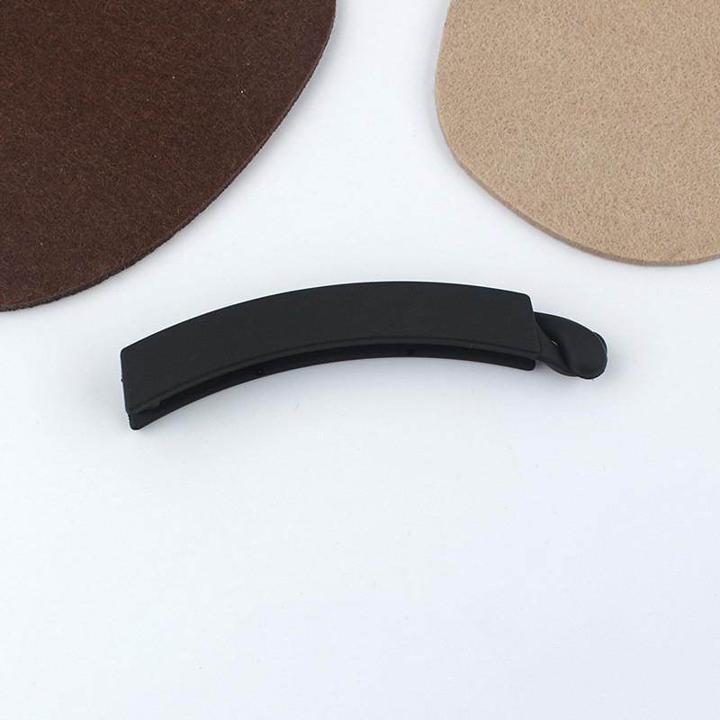 Frosted Banana Pferdeschwanz Clip Einfarbig Haar Clip Frauen Haar Styling Clip Zubehör Pferdeschwanz Haarspangen Haar Krallen Haarnadeln 9.5*1.7cm