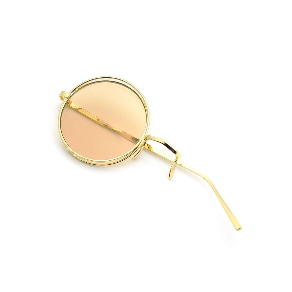 Hochwertiges Anime Monokel Stilvolle Brille Steampunk Stil Retro Cos Brille Punks Britischer Stil Brille Unisex beige