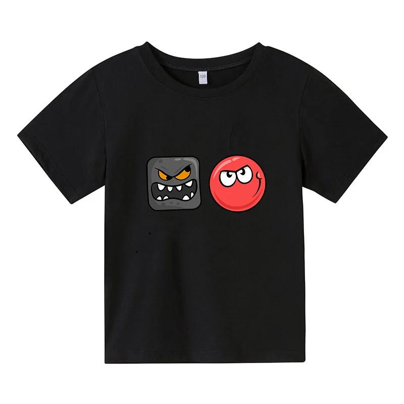 2025 Kinder Niedlich ROTER BALL 2. Druck Kleidung Kinder Sommer Mode T-Shirt Jungen Cartoon T-Shirts Mädchen Kurzarm Lässige Oberteile 140 armee grüne
