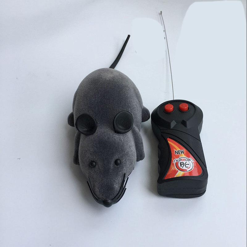 Interaktives elektrisches Maus-Katzenspielzeug-Set mit Vorwärts- und Rückwärtsbewegung, bunte Kartonverpackung Large OPP Bag dunkelgraue